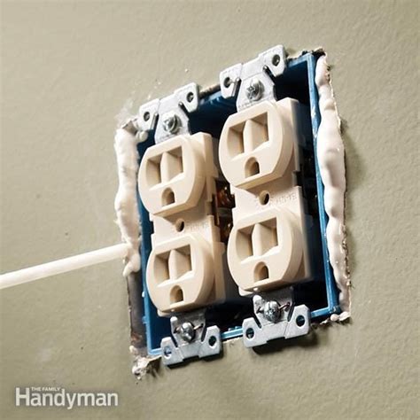 gap around electrical box|How To Fill Gaps Around Electrical Outlets and Switches.